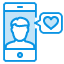 Icon - Mobile Phone with Social Media